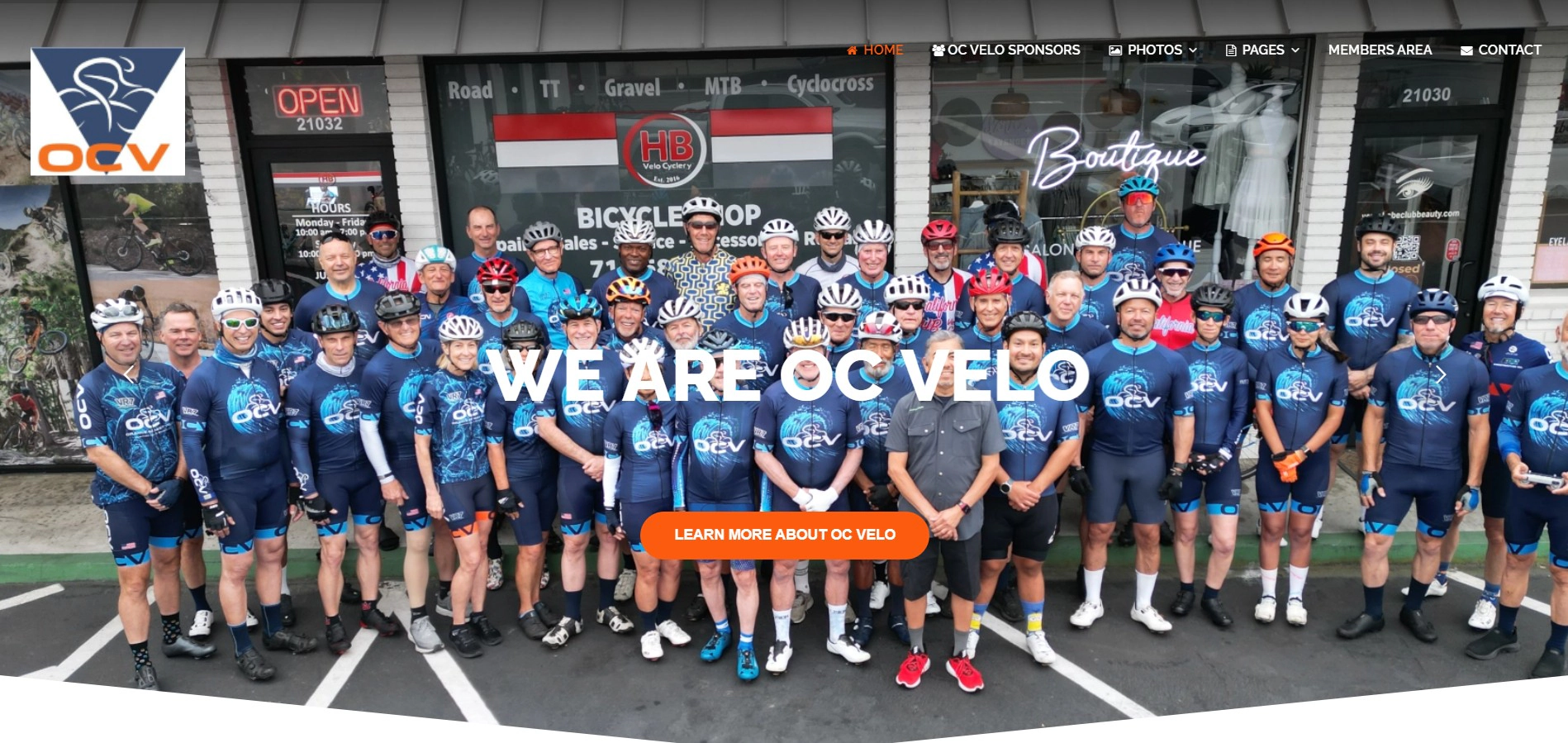 Orange Coast Velo Website